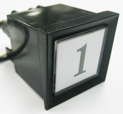 US-B32A-PI-1 - P.I. ASSY, SQ BLACK, MARKED #1 : 